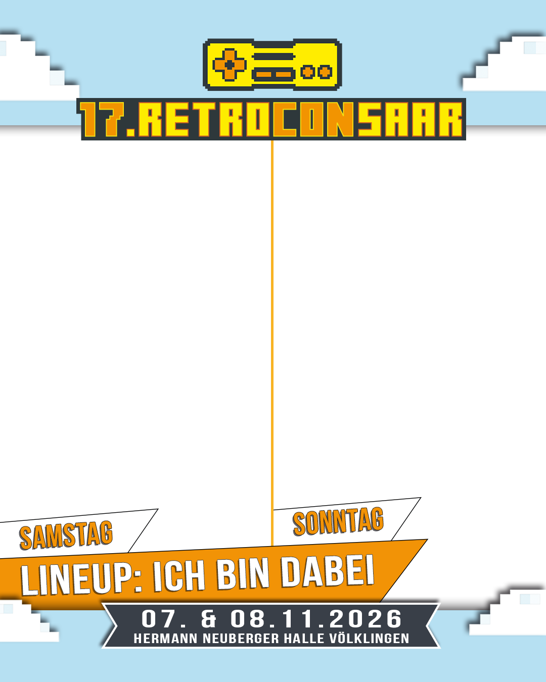„Ich bin dabei“-Vorlage, Beitrag (1080 × 1350 Pixel), Transparent